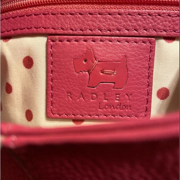 Radley London Pink Shoulder Bag with Hobo Silhouette - Picture 2 of 9
